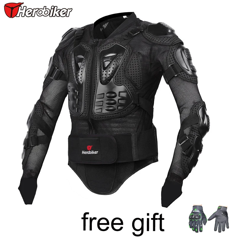 

HEROBIKER Motorcycle Racing Armor Protector gear Motocross Off-Road Body Protection Jacket Clothing Protective Gear M,L,Xl,XXL