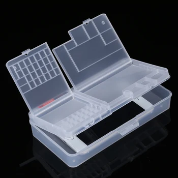 

10pcs/lot Multi-function Storage Box for iPhone LCD Screen Motherboard IC Chips Component Screws Organizer Container