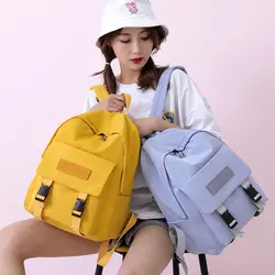 Опрятный стиль Школьный рюкзак для девочек-подростков "Школа книжная сумка в стиле casual ярких цветов рюкзак женский мочила feminina R70901