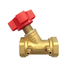 DN20 до DN50 латунный балансировочный клапан регулирующий клапан внутренняя резьба балансировочный клапан