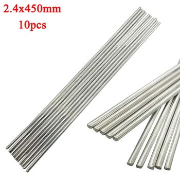 

10pcs/Set Welding Rod Silver Aluminum Low Temperature Metal Soldering Brazing Rods 2.4mmx45cm with Corrosion Resistance