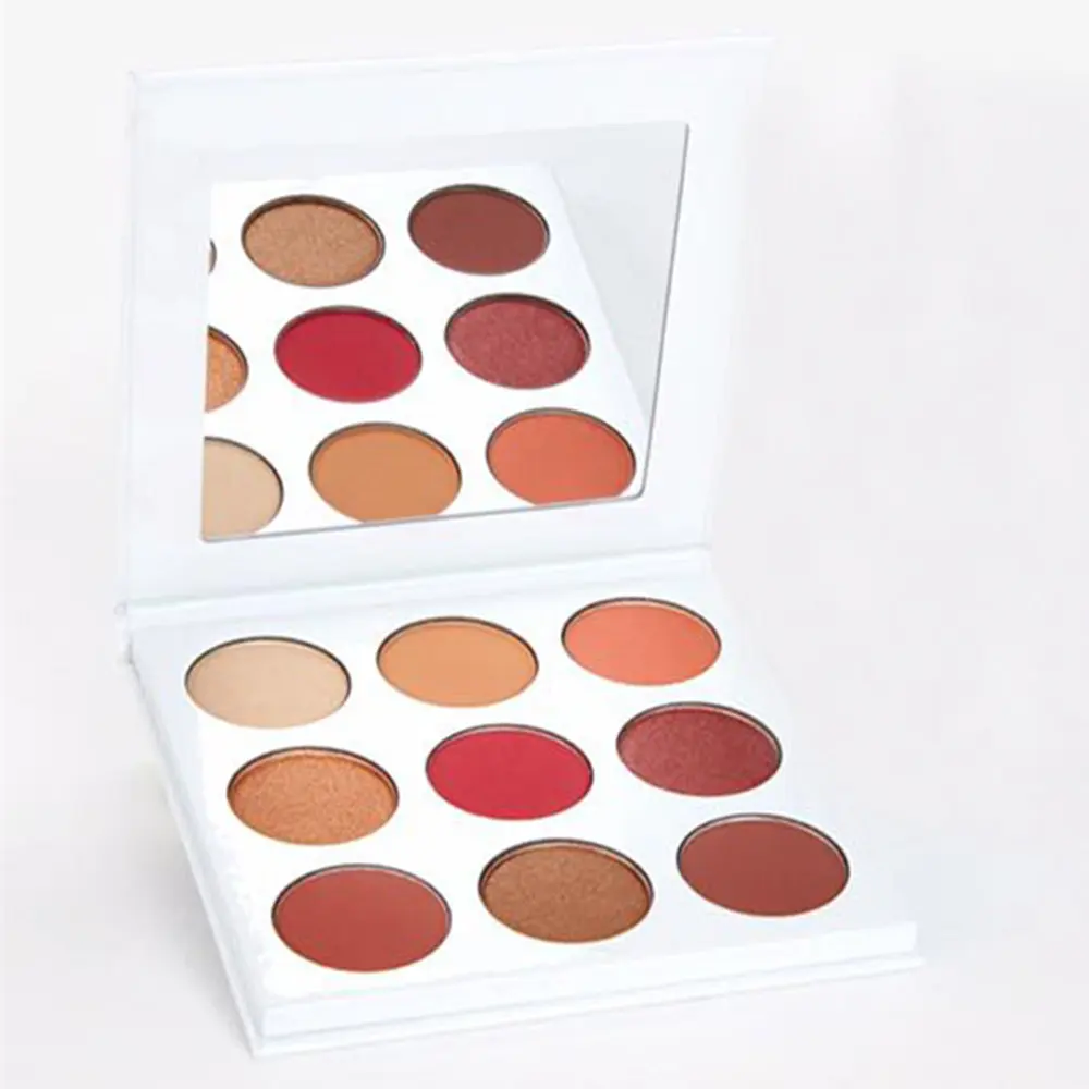 

Newest 9 Colors Shimmer Matte Eye shadow Professional Makeup Burgundy Eyeshadow Palette Make up Set 9iN 1 Eyeshadow Pallete