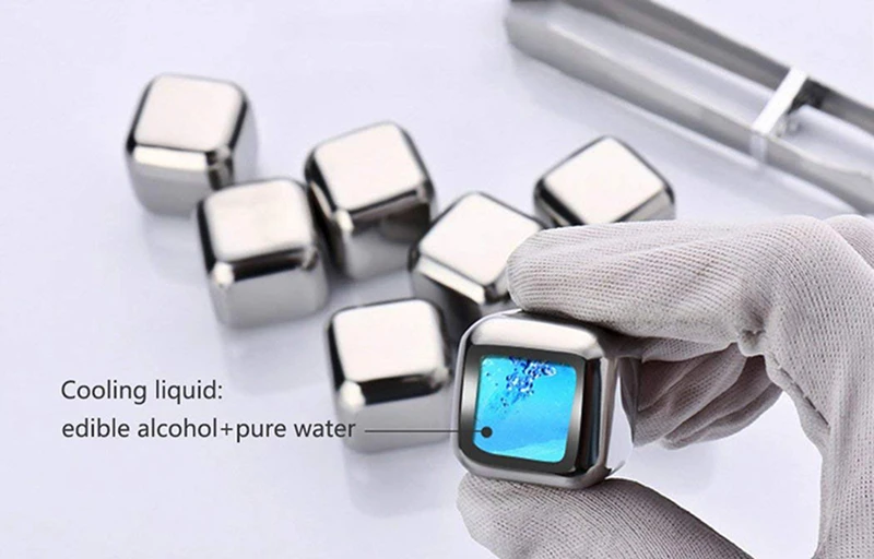stainless steel ice cube 1