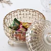 European Crystal Glass Candy Cup Creative Living Room Lead-free Candy Cans 5
