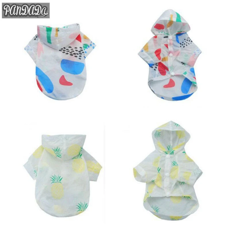 Pet Dog Sun Protection Shirts Clothes Puppy Cat Summer Vest Shirt