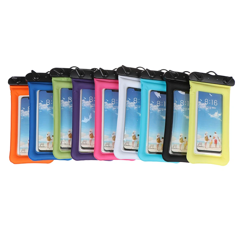 Waterproof Mobile Phone Bag Multifunction Mini Underwater Mobile Phone Bag 8.6x4.3inch Smart Phone Waterproof Swimming Bag