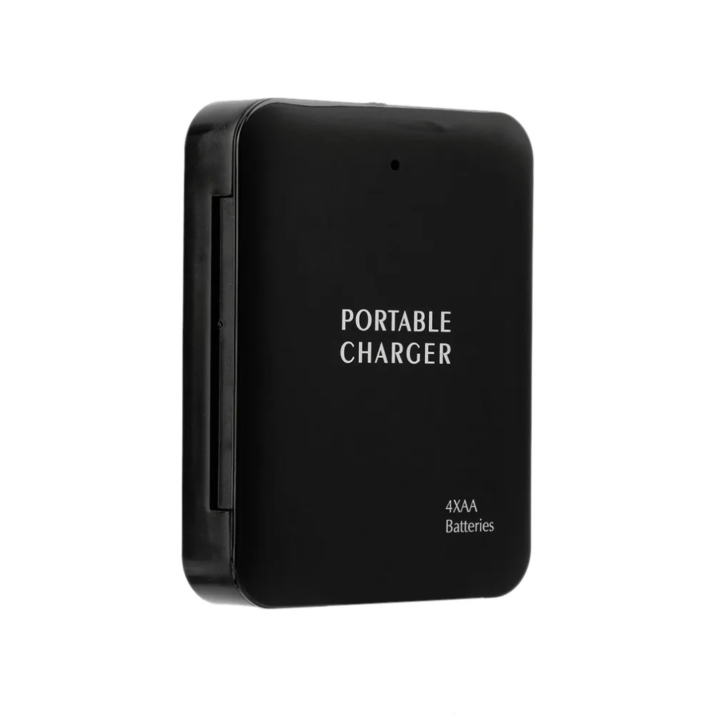 

New Portable USB 4AA Battery Emergency Charger Power Bank Case For Cell Phone Wholesale