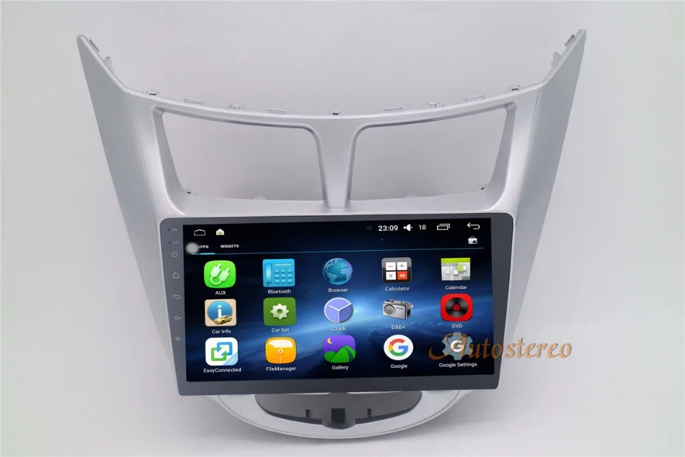 Cheap Big screen Android Car GPS Navigation Car DVD Player For Hyundai Accent Verna 2011+  stereo unit multimedia 2