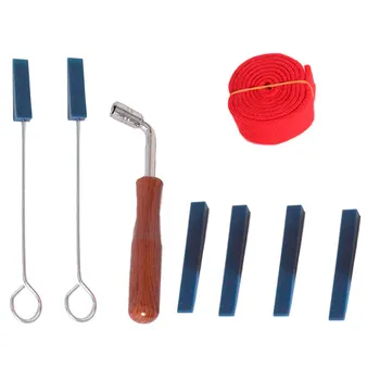 

8Pcs Piano Tuning Mute Kit Adjustment Temperament Strip 4 Mute Fixing Tool Keyboard Instruments Parts Accessories Mute Tool KiT