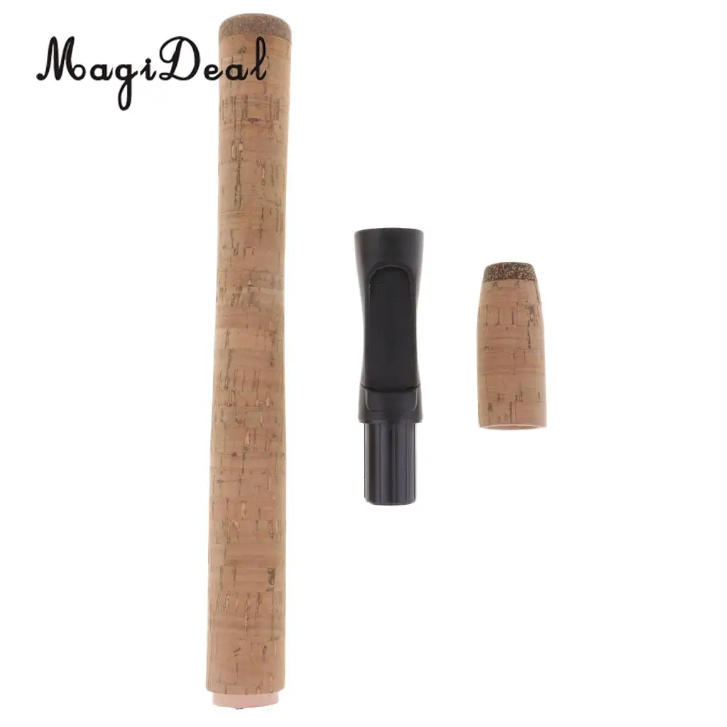 2 Set Fishing Rod Building or Repair Spinning Rod Composite Cork Handle Grip & Reel Seat