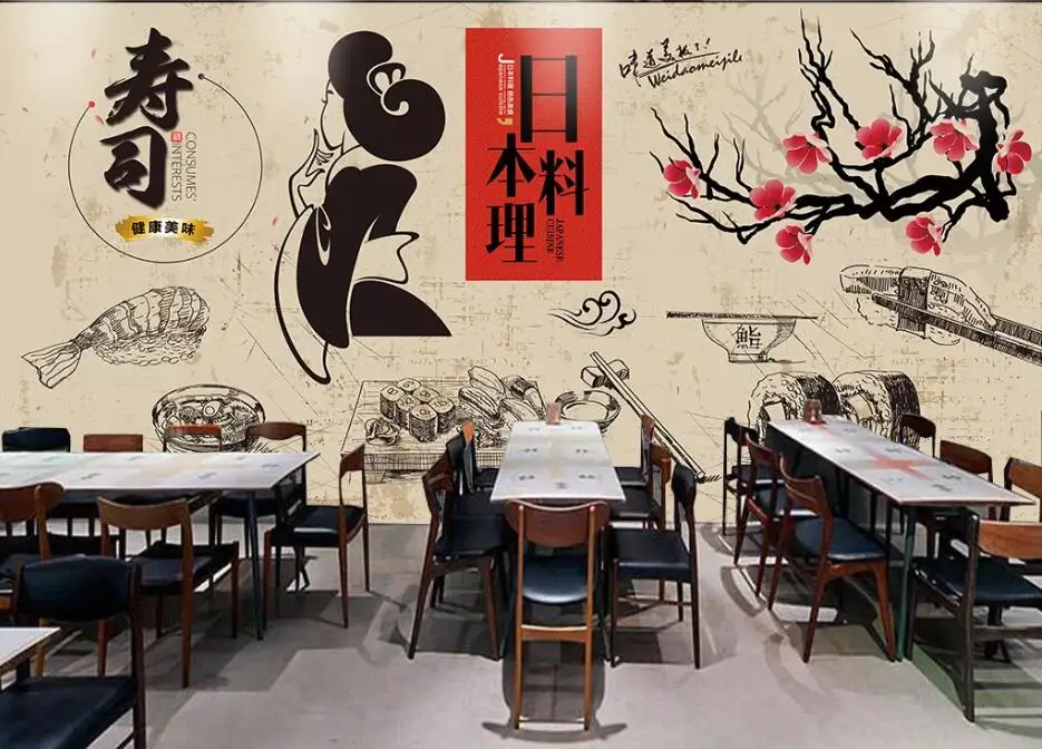 Japanese Restaurant Wall Decor Ideas
