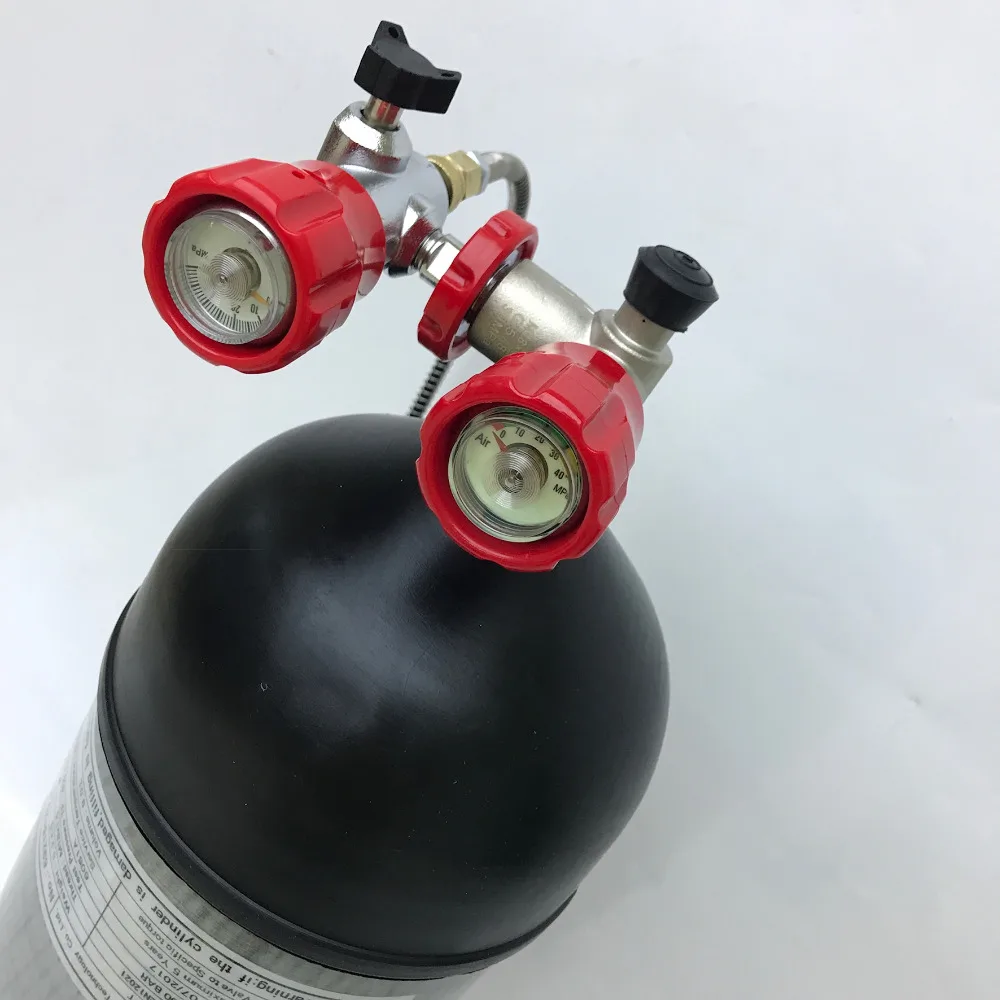 AC109101 Новый 4500Psi 9L композитного углеродного волокна цилиндр воздуха для дайвинга или pcp духовое ружье охота с клапаном и АЗС