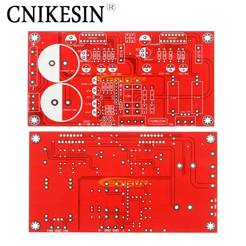 

CNIKESIN TDA7294 TDA7293 high fidelity fever bile flavor power amplifier board printing plate /PCB empty plate