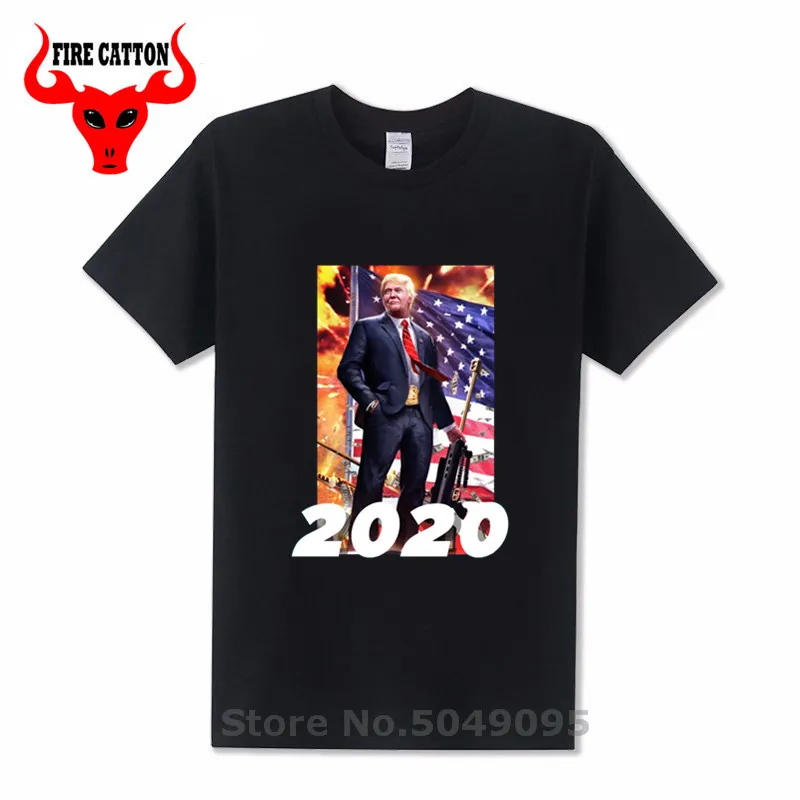 

Trump 2020 graphic design T shirt Re-election advertising poster T-shirt President election Tshirt Cheap made in China free ship