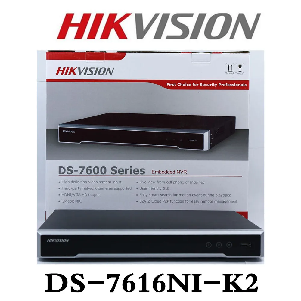 Hikvision DS-7608NI-K2 wbudowany Plug & Play 4 K, że NVR wsparcie H.265 8MP 8CH Hikvision rejestrator wideo sieci Hikvision DS-7608NI-K2 wbudowany Plug & Play 4 K, że NVR wsparcie H.265 8MP 8CH Hikvision rejestrator wideo sieci