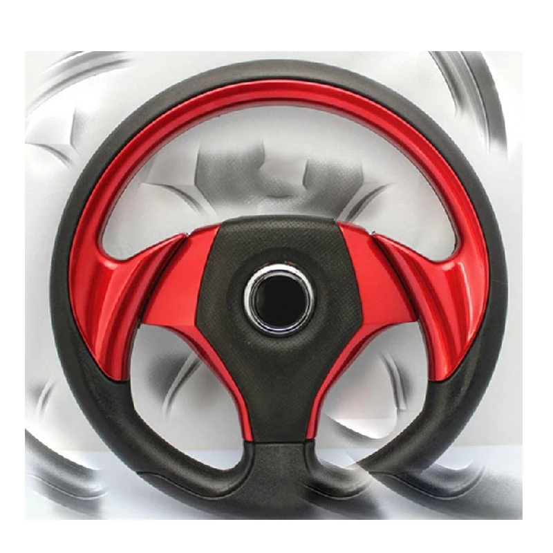 JDM Hsanzeo 330mm RED Universal Car Auto Racing PU Steering Wheel PU