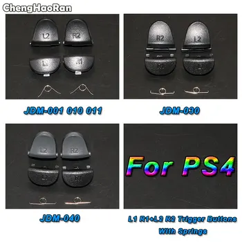 

ChengHaoRan For Sony PS4 Pro Slim Controller L1 R1+L2 R2 Trigger Buttons+Springs Tool Replacement,JDM-001 011 JDS-030 040