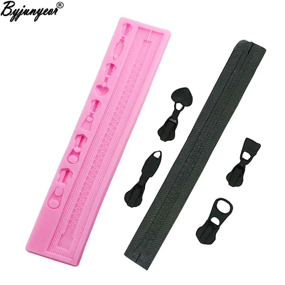 

Zipper Cake Border Lace Silicone Molds Cartoon Birthday Cake Decorating Tools Gumpaste Chocolate Gumpaste Moulds M2346