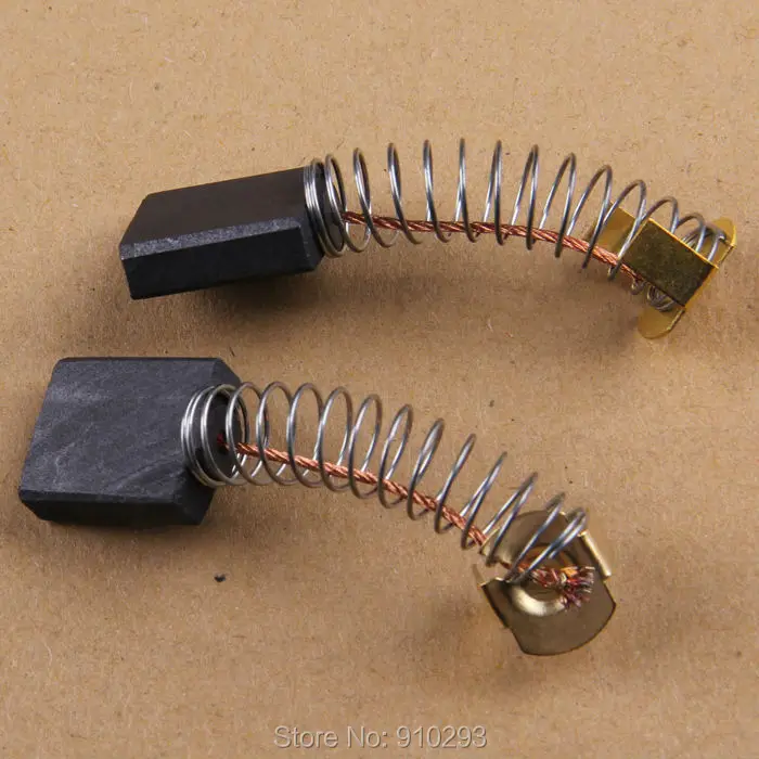 10 pairs 6*16*19mm carbon brush with spring motor carbon brushin Generator Parts & Accessories