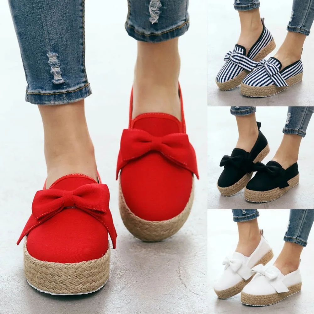 2019 Women's platform sports shoes casual students Rome plus size single female shoes comfortable sports shoes for ladies 40J5 (1)