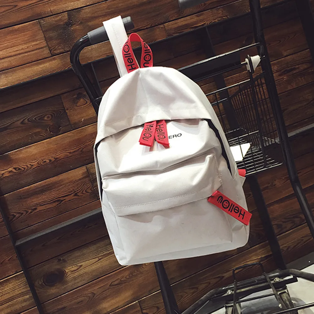 

Rucksack School Backpacks street Couple Schoolbag Travel Hiking Bag Color Block Backpack Collection Bag Mochila HW