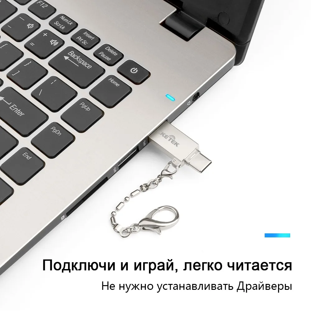 Rocketek Тип c usb 2,0 алюминий otg телефон multi card reader адаптер кардридер для micro SD/TF microsd компьютер ноутбук