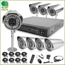 Домашняя 1200TVL 8CH CCTV камера безопасности Система 8CH DVR 1200TVL Открытый День Ночь ИК камера комплект цветная камера видеонаблюдения система