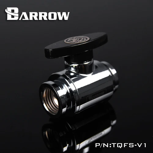 Mini-Handle Ball-Valve Barrow Sealing Silver/white TQFS-V1 Brass Body Double-Internal