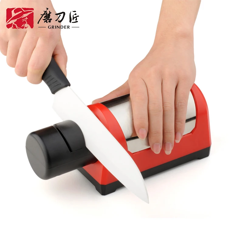  GRINDER Electric Knife Sharpener Professional 2 Stage Diamond Ceramic Kitchen Sharpening Tool Quick - 32812225763