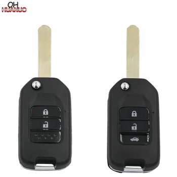 

2/3 buttons Flip Folding Remote Key Shell Case Fob For Honda FIT Vezel XRV CITY Odyssey