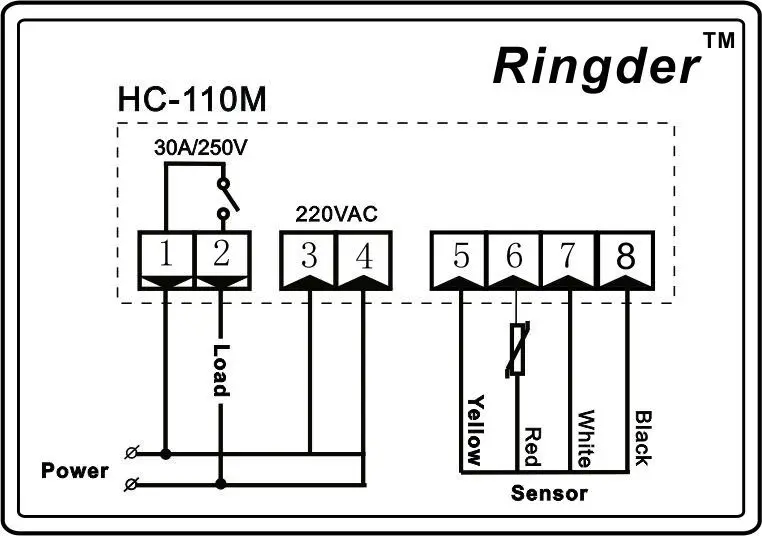 HC-110M new (220V30A) Wiring Diagram