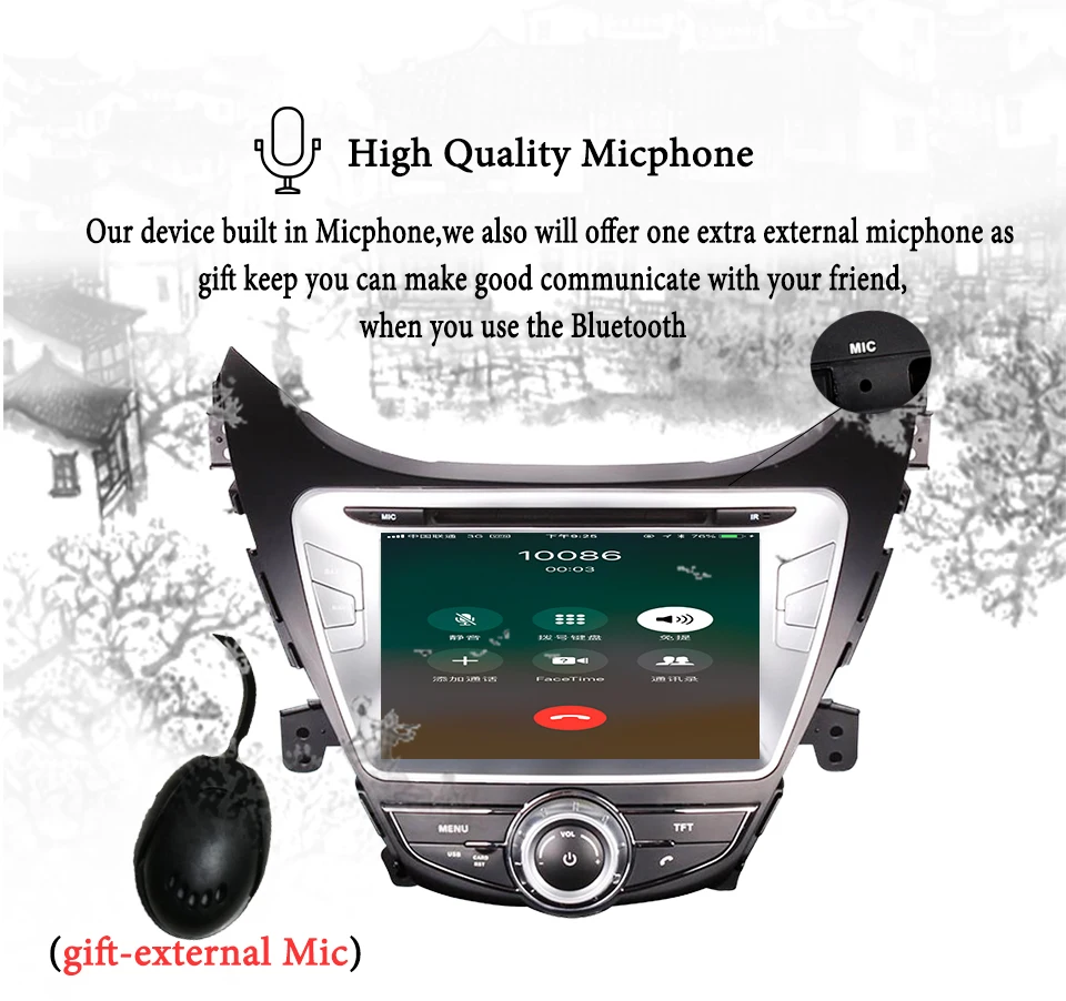 Excellent 8 core Android 9.0 4G Ram 64G Rom Autoradio car video dvd gps map music tape recorder 4G LTE For Hyundai Elantra Avante MD 2011+ 6