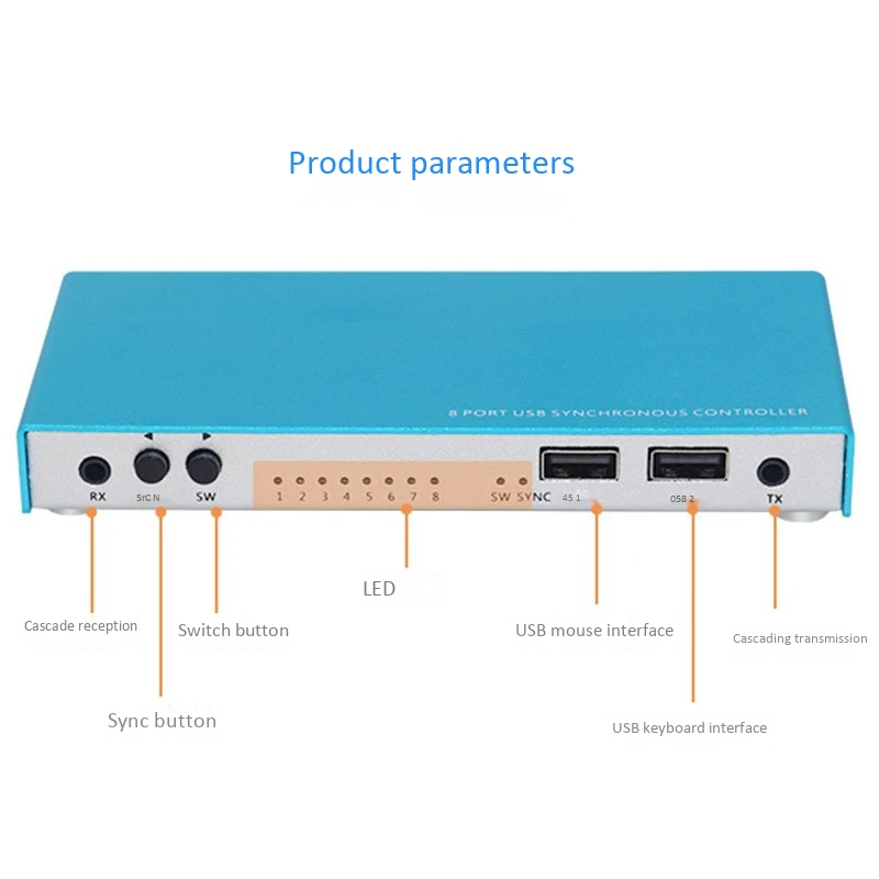 8 Порты и разъёмы синхронизатор Usb клавиатура Мышь синхронный Управление; для нескольких ПК игры Управление