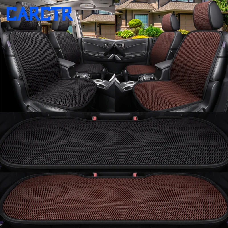 

Air Mesh Car Seat Cover Breathable Comfortable Ice Silk Cushion Free Tied Suit for Most Cars Best for Summer 6925
