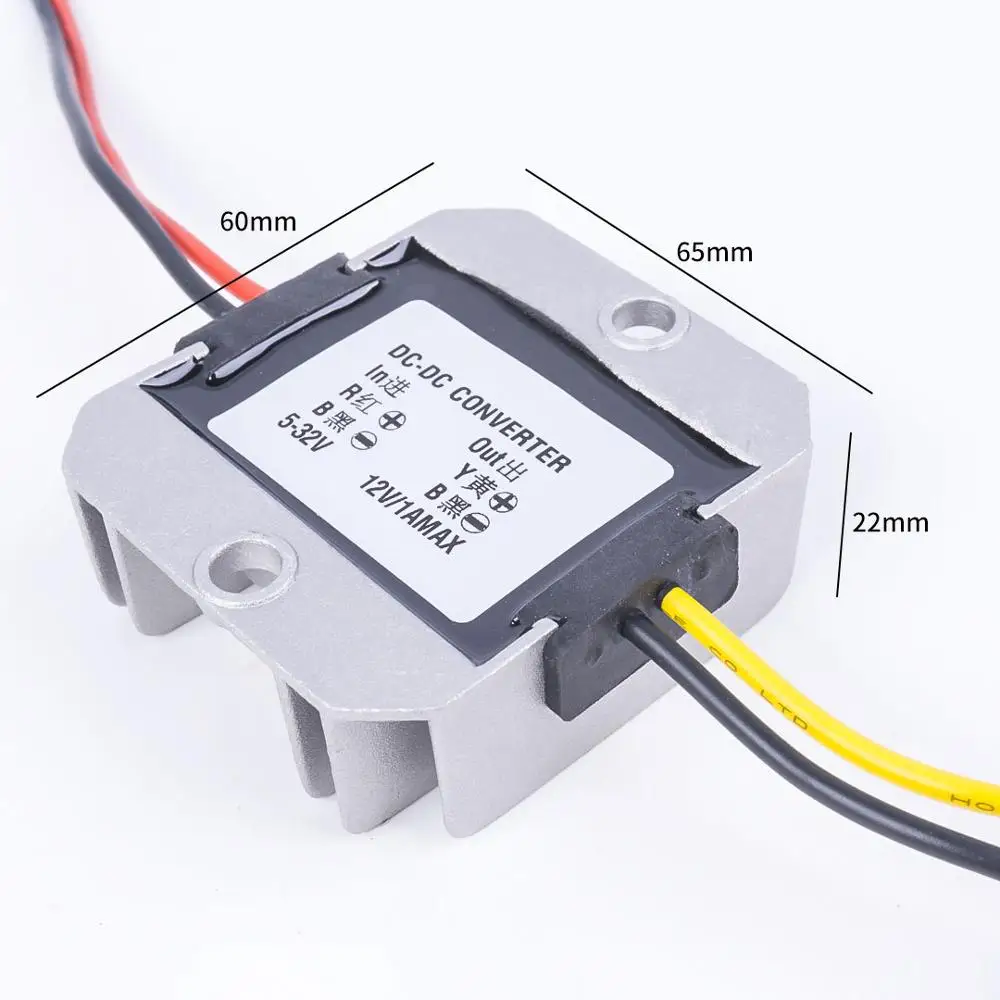 Мини 5-32 В до 12 В 1A 2A 3A DC понижающий преобразователь ступенчатый DC водонепроницаемый конвертер гольф-карт редуктор высокое качество RCNUN CE RoHS