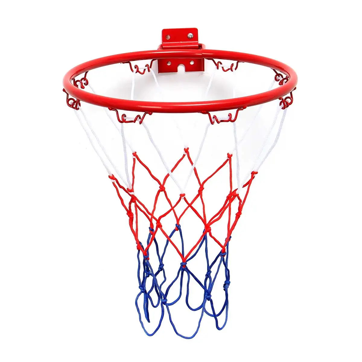 32cm/45cm Wall Mounted Hanging Basketball Goal Hoop Rim Net Metal