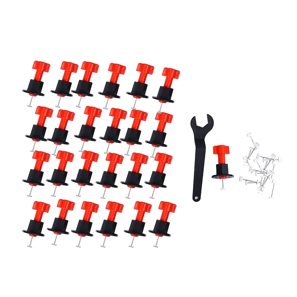 25 Pcs/Pack Reusable Anti-Lippage Tile Leveling System Level Wedges Tile Spacers for Flooring Wall Tile Leveling System Dropship