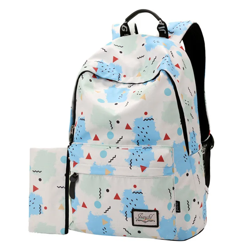 Fresh Style Women Backpacks Cute Print Bookbags Waterproof Backpack