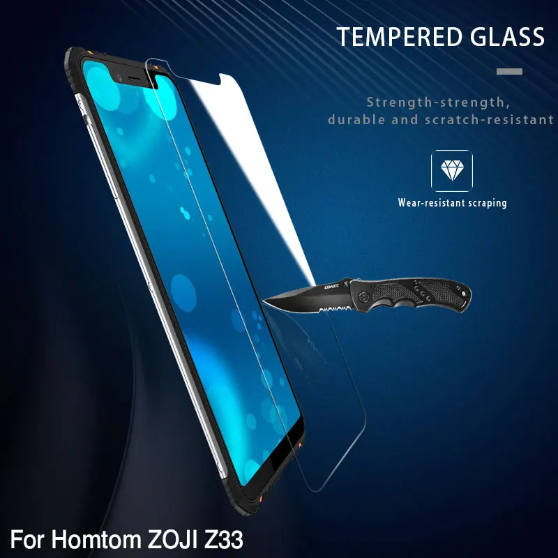 JRZ для HOMTOM зоджи Z33 телефон Стекло пленка Экран протектор ультра тонкая пленка 5,85 дюймов для HOMTOM зоджи Z33 Защитная закаленная пленка