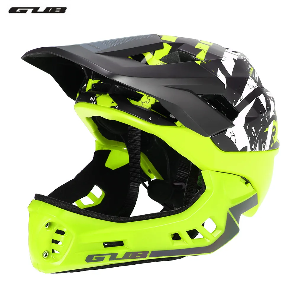 

GUB New Off-road Mountain Full Face Bike Helmet Sports Safety Full Covered Helmets DH Helmet Downhill Bicycle Helmet 54-58CM