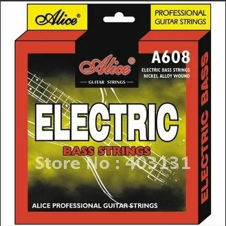 

Guitar Bass Strings ALICE 045-130 Hexagonal Core Nickle Alloy Wound Music Wire Set 4 pcs/set Bass Guitar Parts