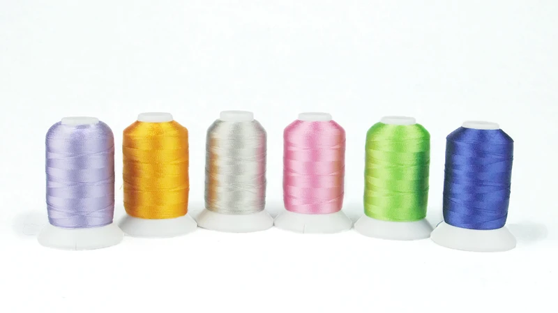 Simthread Variegated Colors Rayon Viscose Machine Embroidery Thread  Filament Dyeing Rayon Thread 500m *9 Colors,best Deal - Thread - AliExpress