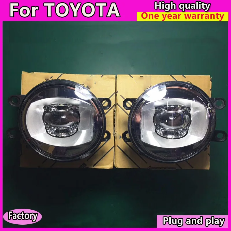 

KOWELL Car Styling Original Fog Lamp for Valeo for AVALON PREVIA AURION KIJANG INNOVA WISH For Valeo LED Fog Light