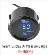 Dragon gauge 52 мм Автомобильный цифровой светодиодный датчик соотношения расхода воздуха и топлива для узкополосных кислородных нежирных манометров