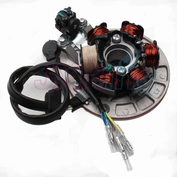 

Magneto Stator Fit To (LF LIFAN 140cc Kick-start Engine) KAYO BSE Pit Pro Automic Dirt Pit Bike Electric Parts free shipping