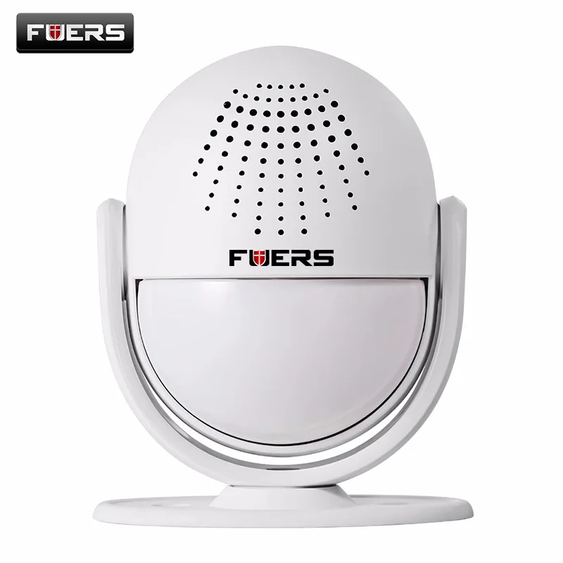 

Fuers New M6 PIR Infared Alarm System 52 Different Music Optional Door Welcome Shop Store Alarm Sensor Doorbell
