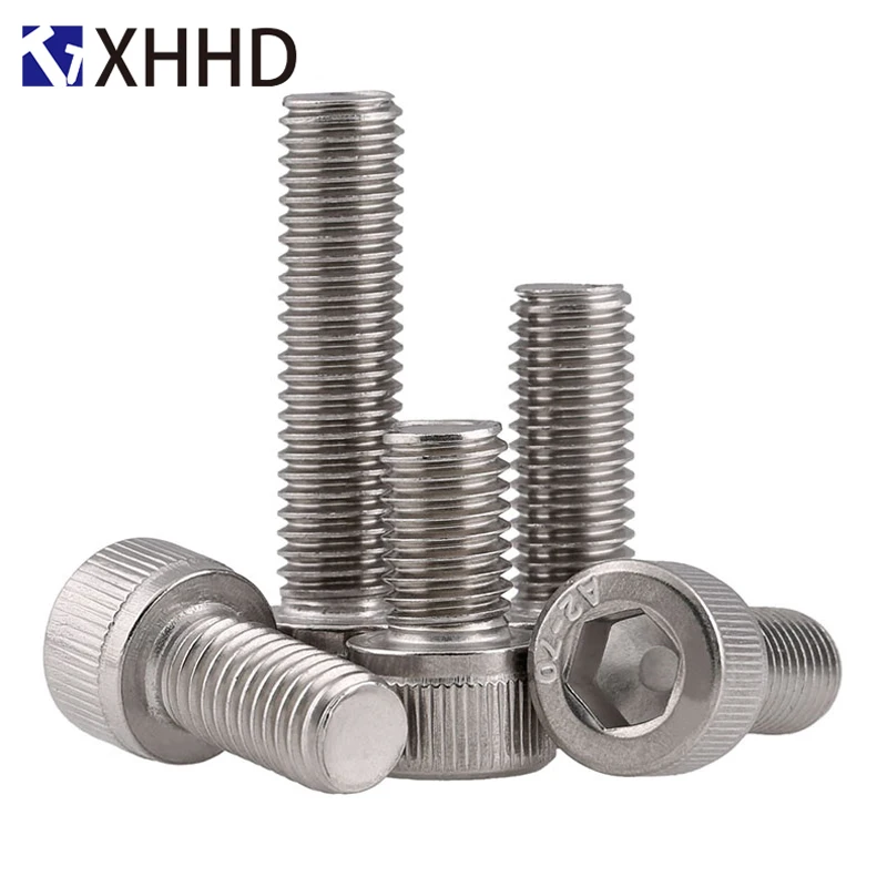 

DIN912 Hex Socket Head Cap Screw Metric Thread Hexagon Bicycle Machine Allen Bolt Fastener 304 Stainless Steel M1.4 M1.6 M2 M2.5