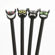 Baoke Черный Симпатичные Гелевые ручки для школы мультфильм перо набор школы и ooffice Канцтовары Шариковые ручки papelaria для письма