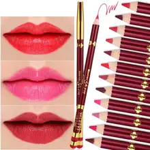 1PC Brand Waterproof Lip Liner Pen Nude Pink Lasting Lip Liner Pencil Lip Tint Makeup RP1