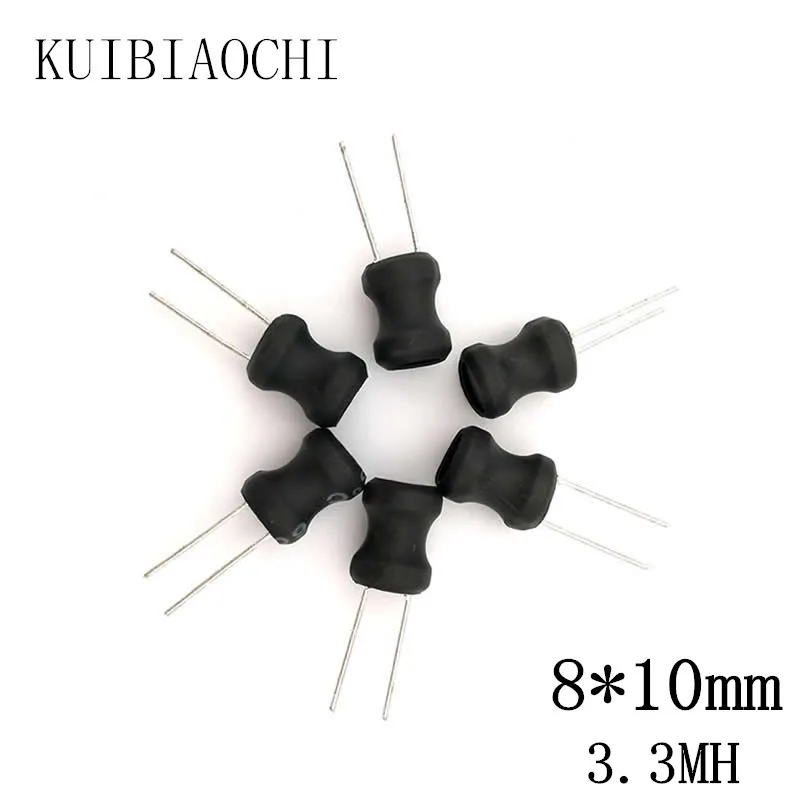 New 20pcs/LOT Power Inductor DIP 8*10mm 3300UH 3.3MH 0810 high quality | Обустройство дома